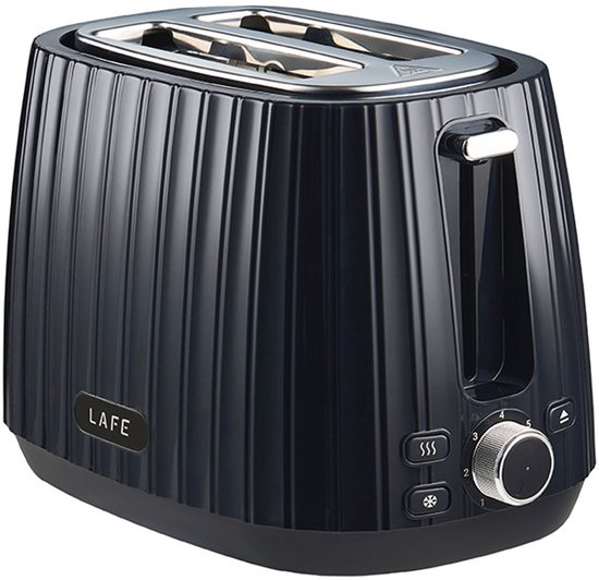 Lafe - Broodrooster - 7-traps toastregeling - max. 1080W - Zwart, Modern