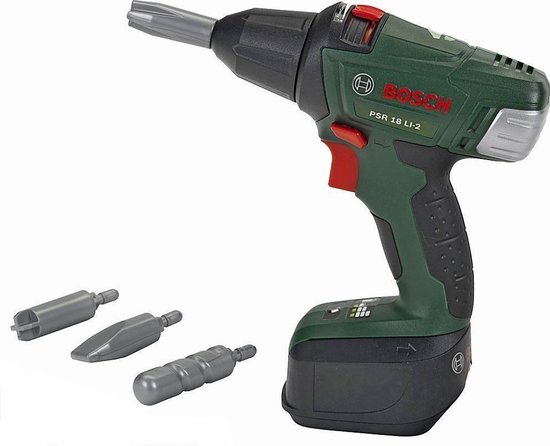 Klein Toys - Bosch mini draadloze speelgoed boor - Speelgoed gereedschap - groen