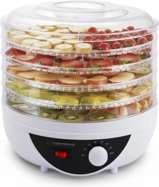 Esperanza Voedseldroger - Transparant - Wit - 250 W Esperanza - EKD002