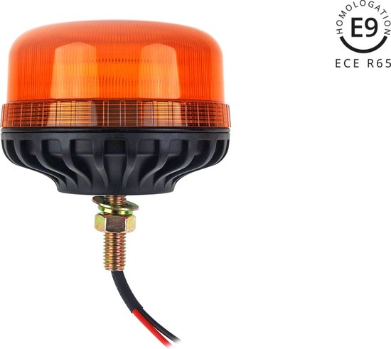 AMiO Stroboscoop Zwaailicht Waarschuwingslamp W03SB 36LED 12/24V IP56 Oranje R65 R10