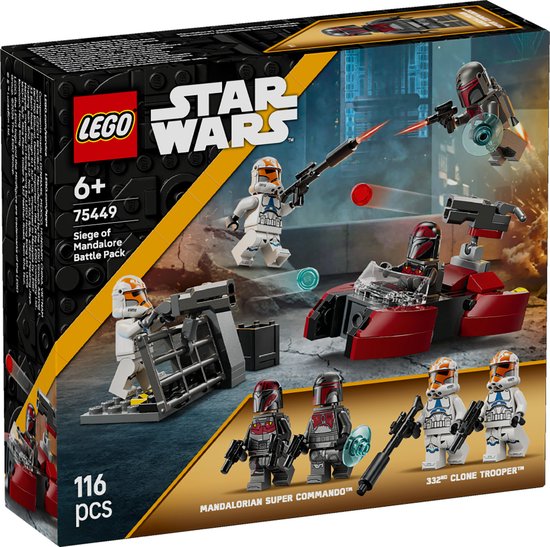 LEGO Star Wars Beleg van Mandalore Battle Pack - Cadeau voor Jongens Vanaf 6 Jaar - 75449