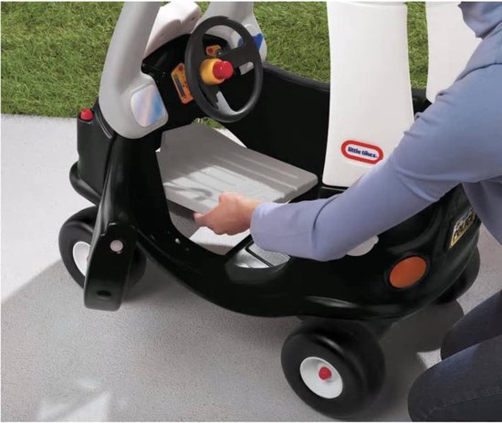 Little Tikes Cozy Coupe Politie Auto Loopauto - Zwart