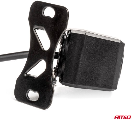 AMiO Universele Achteruitrij Camera 4 IR LED Nachtzicht voor Auto / Bus / Camper Zwart