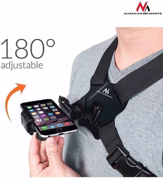 Borstband voor Mobiele Telefoon Camera Sport Houder Maclean MC-773