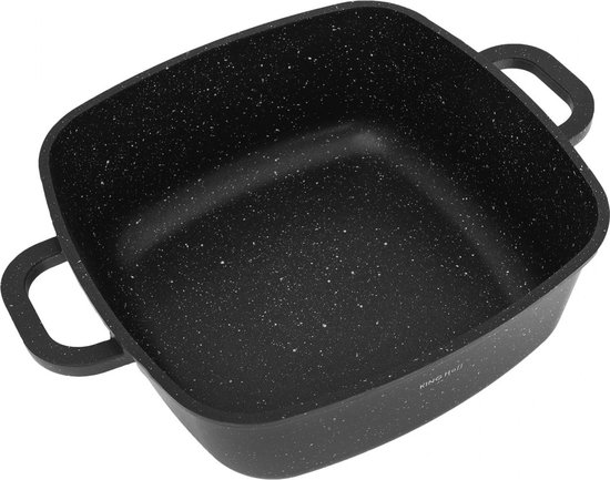 Kinghoff 1607 - Braadpannen set - 6 delig - marmeren coating