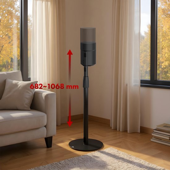 Maclean - 2x Speaker stands - vloerbevestiging, Sonos Era 100 & 300, MC-496