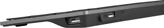 A4tech - Toetsenbord QWERTY - Gaming Keyboard 12 Multimedia - kabel 1.5m - 2X USB Ports Plug & Play USB Port Wired