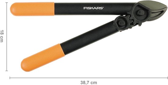 Fiskars Snoeischaar - PowerGear II L31 Takkenschaar - Tuinschaar met aambeeld - FiberComp™