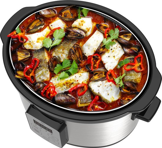 Camry CR 6414 - Slowcooker - 4,7 liter - Led