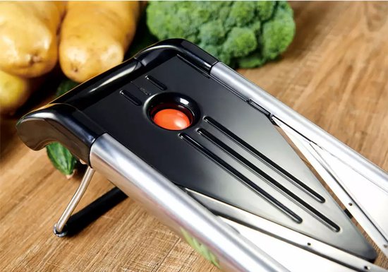 Kinghoff KH-1658 - Mandoline Groentesnijder - V-vormig mes - 5 Verwisselbare Messen - BPA-vrij