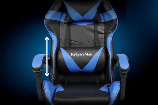 Krüger&Matz KM0790GREEN - Warrior GX-150 gaming stoel, groen-zwart