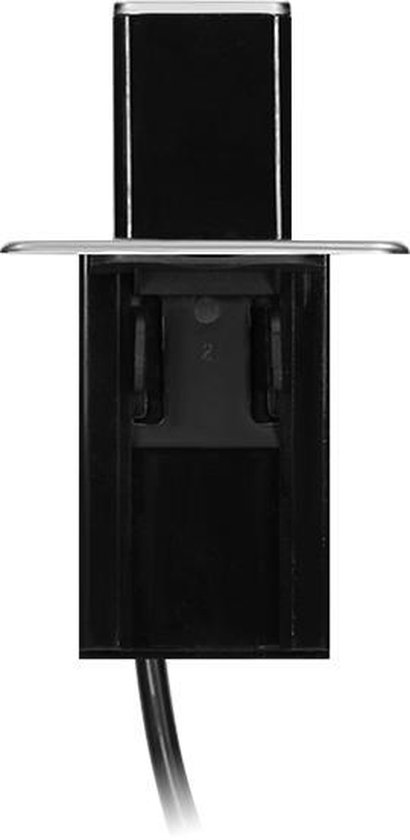 Orno Pop-up Stekkerdoos met usb - Inbouw verdeelstekker met HDMI 2.0 - Stekkerblok met 2 stopcontacten - RVS/Zwart