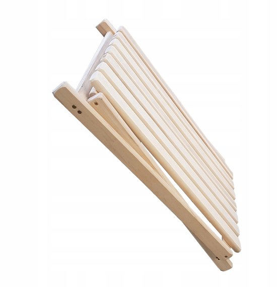 Set van 2 strandstoelen met houten tafel - Geel