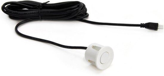 AMiO Parkeerassistentiesysteem LED-GRAF 4 sensor wit