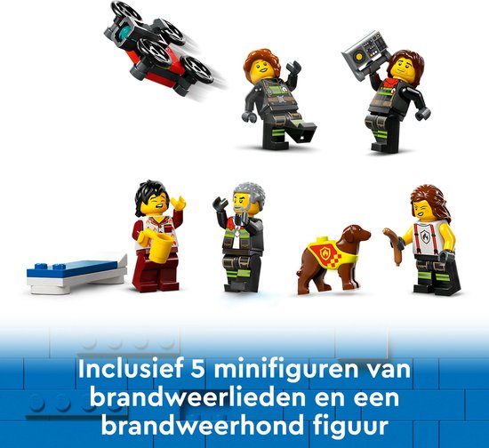 LEGO City Brandweerkazerne en brandweerauto - 60414