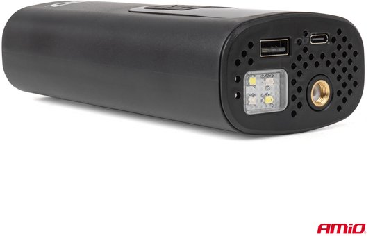 Draagbare Accu Autocompressor 12V – Powerbank & LED – USB-C – 40W – 10 Bar