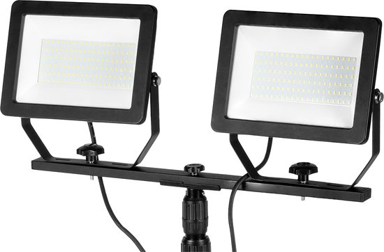 NEO 99-096 Dubbele Bouwlamp op statief 17000lm