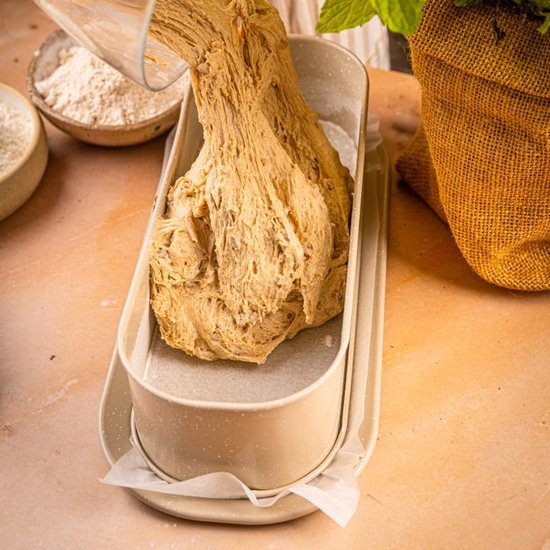 Kinghoff 1976 - Bakvorm met losse bodem 34,5x15,5x8 cm - Broodvorm voor Hartige taarten, Cheesecake en Paté - Antiaanbaklaag - Ovenbestendig tot 220°C - Bakvorm - Ovenvorm - Cakevorm - Taartvorm -