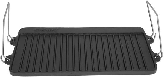 Kinghoff KH-1262 - 44x24 cm - grillplaat omkeerbaar - Gietijzeren