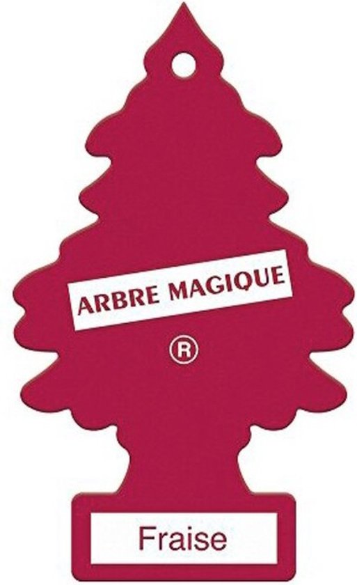 Wonderboom Luchtverfrisser Aardbei - auto geurtje - auto parfum - Arbre Magique