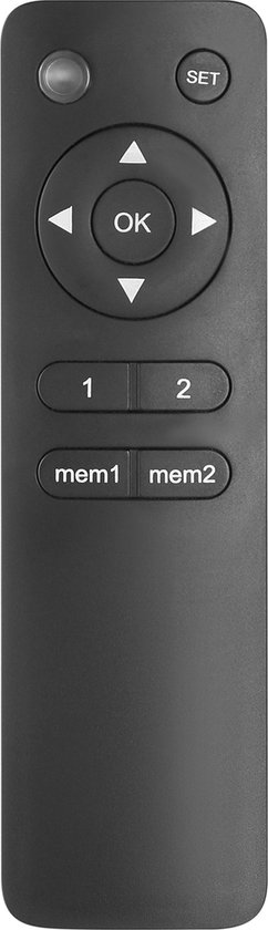 Maclean - Elektrische TV-beugel voor schuine wanden 32"-70" 35kg - VESA 600x400 - Afstandsbediening