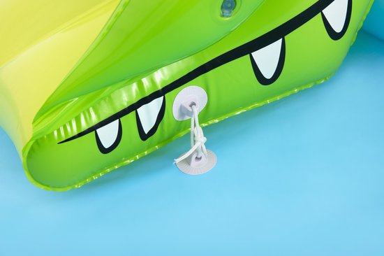 Bestway Kinderzwembad met Glijbaan - Incl. Opblaas Waterspeelgoed - 239 x 206 x 86 CM - 308 L - Waterdieren