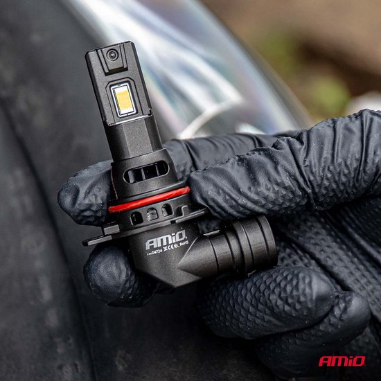 AMiO F25 PRO BLACK FULL CANBUS HIR2 – 68W 6000K Wit 12V/24V - Hoge Helderheid
