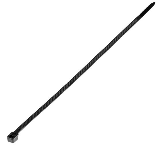 Kabelbinders / Tie-rips 3,6 x 300 mm ZWART, 100 stuks