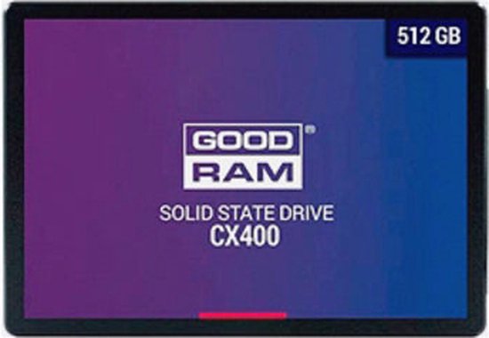 Goodram CX400 Serie - SSD - 512 GB - 3D TLC NAND - SATA III