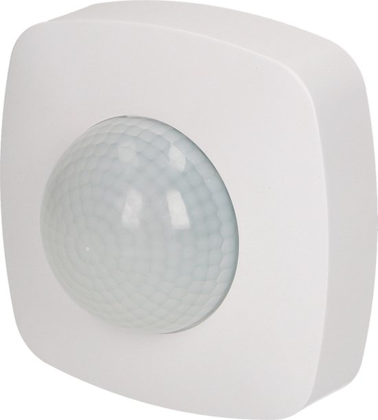 PIR Bewegingsmelder - Triple Sensor - 360 ° Detectie - Plafondbevestiging - 20 Meter bereik - Wit - IP20