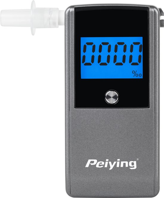 Peiying KT-571 - Alkometer - Elektrochemische Sensor - LCD Display - Gratis Kalibratie