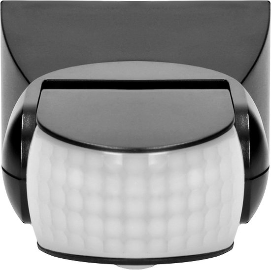 PIR Bewegingsmelder - LED bewegingssensor - Dual sensor - 180 ° / 360 ° Detectie - IP65 - Zwart
