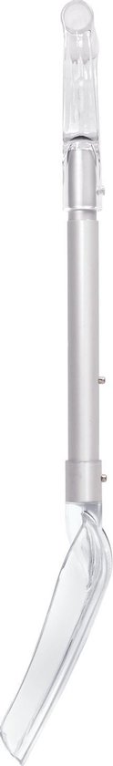 Compacte schep transparant met uitschuifbare aluminium steel - 3 standen - 74-77-87 cm