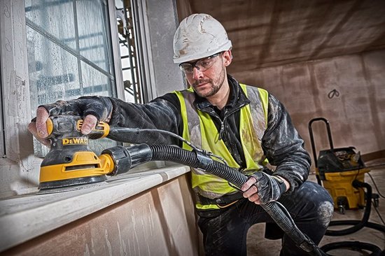 DeWalt DWE6423-QS280W Excentrische Schuurmachine- 280 W - Ø 125 mm schuuroppervlak