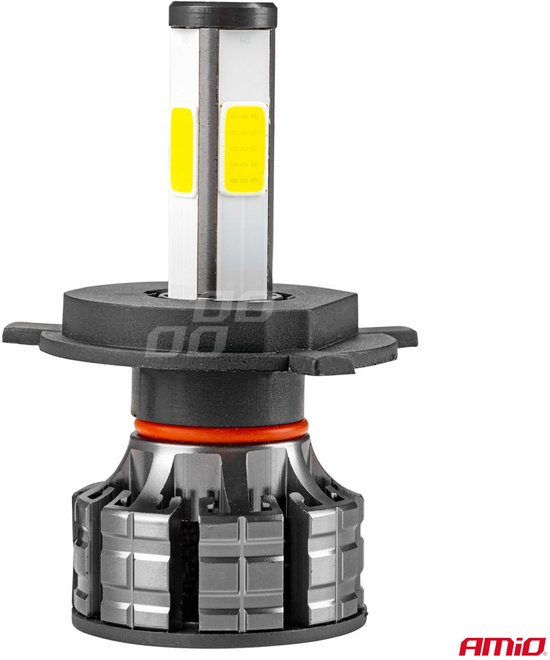 AMiO LED Koplampen COBserie H4 Dimlichten Wit