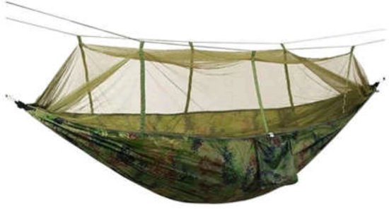 Gardlov Santiago Toeristenhangmat met Muskietennet - Lichtgewicht en Compact - 150 kg Draaggewicht
