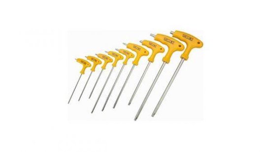 Topex T-greepset Torx 9dlg