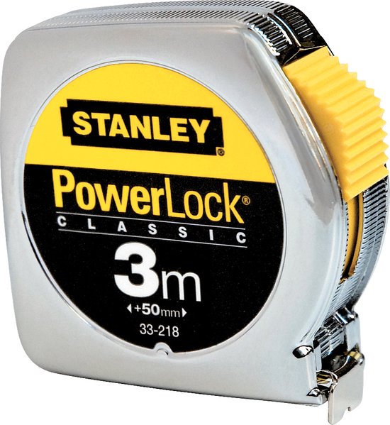 Stanley 0-33-218 PowerLock Classic Rolmaat - 3m x 12,7mm