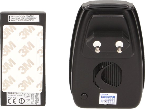 OPERA AC Draadloze deurbel met 1 ontvanger - Plug-in stopcontact - Optische indicatie - Instelbaar Volume/36 Melodieën - IP44