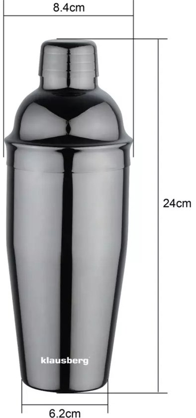 BARTENDER COCKTAIL SHAKER 750ml KLAUSBERG KB-7648