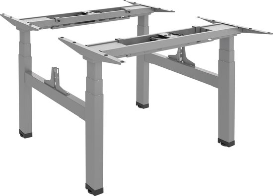 Ergo Office - Elektrisch bureau dubbel hoogteverstelbaar | max hoogte 128cm, max 125kg x2 | Zonder tafelblad