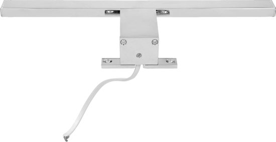 LED spiegellamp, aluminium Hoge beschermingsgraad (IP44), biedt voldoende bescherming tegen stof en vocht. Het combineert de eenvoud van vorm en moderne functionaliteit.