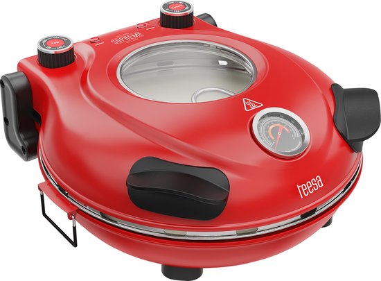 Teesa Supreme+ Serie - Pizzaoven - 1200W - 405°C - Keramische Steen