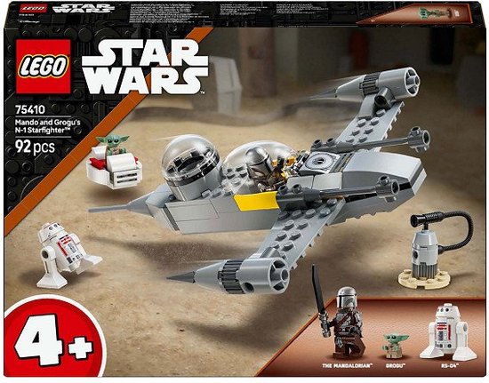 LEGO Star Wars™ Mando en Grogu’s N-1 Starfighter™ - 75410