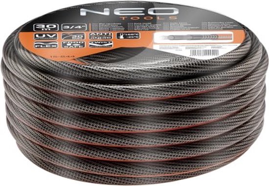 NEO 15-844 TUINSLANG 3/4 X 30 M, 6-LAAGS NEO PROFESSIONAL