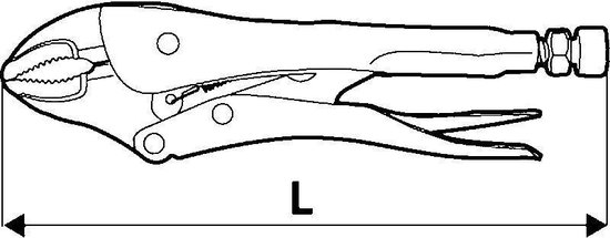 Topex Griptang 250mm