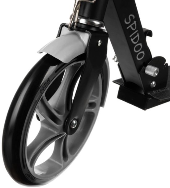 Kruzzel Kinderstep – Grijze Scooter met verstelbaar stuur