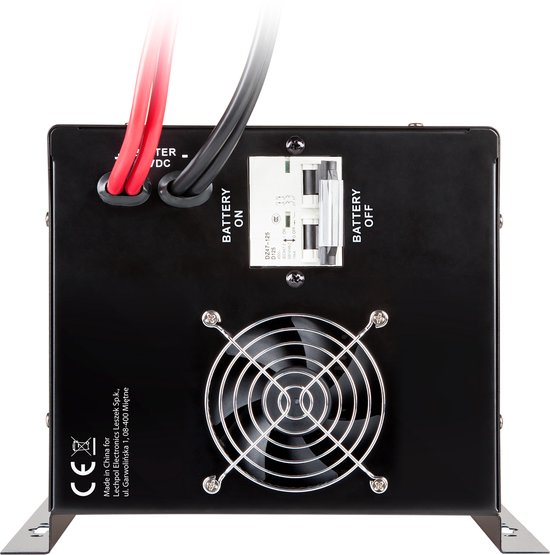 Wall-mounted uninterruptible power supply KEMOT PROsinus-2200 converter with pure sine wave and charging function 12V 230V 2200VA/1600W