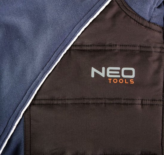 Neo Tools Gehaakte Winterjas XL/54 50D Poliester Gevoerd Mouwen Extra Gevoerd