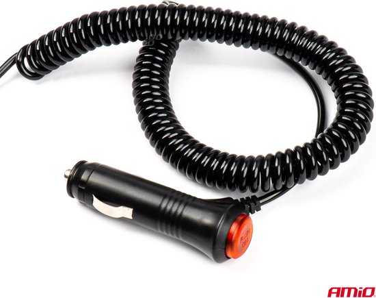 AMiO LED Zwaailicht Noodverlichting met Magneet 80LED 12/24V Oranje